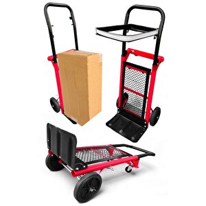 El Arabası Yük Taşımayükseklik Ayarlı Çok Amaçlı El Arabası Yük Taşıma Arabası 90 Kg