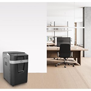 Hp Pro Shredder Auto 200cc Otomatik Beslemeli 200 Sayfa Evrak İmha Makinesi-p4-çapraz Kesim-4x20mm-32,2lt