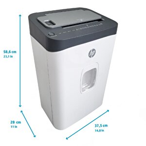 Hp Oneshred Auto 200cc Otomatik Beslemeli 200 Sayfa Evrak İmha Makinesi-p4-çapraz Kesim-4,3x12mm-28lt