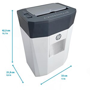 Hp Oneshred Auto 80cc Otomatik Beslemeli Evrak İmha Makinesi-çapraz Kesim-4,3x12mm-15lt
