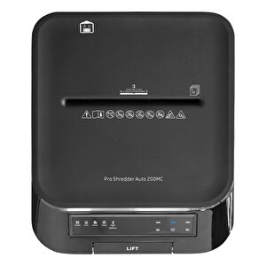 Hp Pro Shredder Auto 200mc Otomatik Beslemeli 200 Sayfa Evrak İmha Makinesi-p5-mikro Kesim-2x12mm-32,2lt