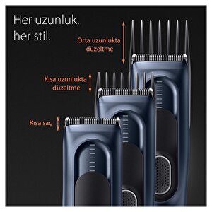 Braun Series 5 Hc5350, Erkekler İçin 17 Uzunluk Ayarına Sahip Saç Kesme Makinesi