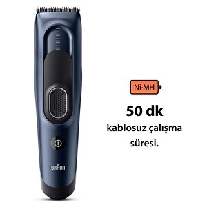 Braun Series 5 Hc5350, Erkekler İçin 17 Uzunluk Ayarına Sahip Saç Kesme Makinesi
