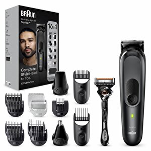 Braun Series 7 Mgk7470 Hepsi Bir Arada Şekillendirme Seti, 16’sı 1 Arada Erkek Bakım Kiti