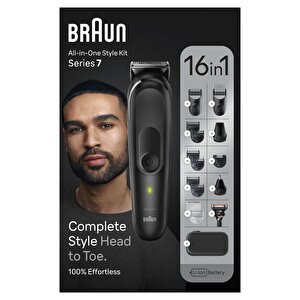 Braun Series 7 Mgk7470 Hepsi Bir Arada Şekillendirme Seti, 16’sı 1 Arada Erkek Bakım Kiti