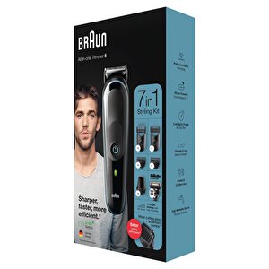 Braun Mgk 5345 Erkek Bakım Kiti 7'si 1 Arada Şekillendirici + Gillette Hediye