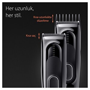Braun Series 5 Hc5310, Erkekler İçin 9 Uzunluk Ayarına Sahip Saç Kesme Makinesi