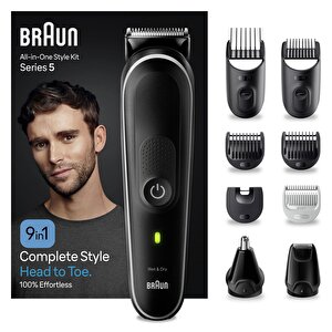 Series 5 Mgk5420 Hepsi Bir Arada Şekillendirme Seti, 9’u 1 Arada Erkek Bakım Kiti