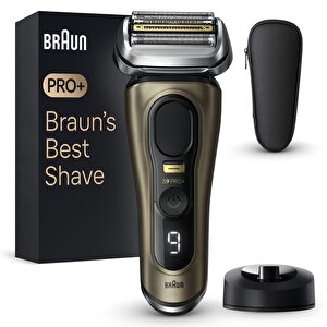 Series 9 Pro+ Elektrikli Tıraş Makinesi, Şarj Standı, Islak Ve Kuru, 9519s, Altın Rengi
