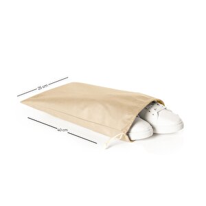 Ocean Home Textile 3'lü Bej Renk Bavul İçi Düzenleyici Set