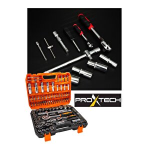 Profesyonel 112 Parça Çok Fonksiyonlu 1/2 Ve 1/4 Cırcırlı Lokma Anahtar Takımı Bits Uç Penseli Set