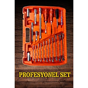 Tam Profesiyonel Germany  Eğik Cırcır 121 Parça Lokma Takımı Oto Tamirci Tam Set 1/2-3/8-1/4