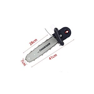Avuç Taşlama Makinası Için Zincirli Testere Aparatı 35 Cm 115-125 Spraller İçin Uygun