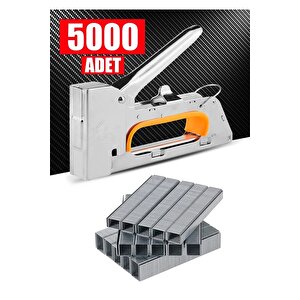 3 Fonksiyonlu Mekanik Professionel Büyük Zımba Tabancası +tel ( 5.000 Pcs Zımba Teli Hediye )