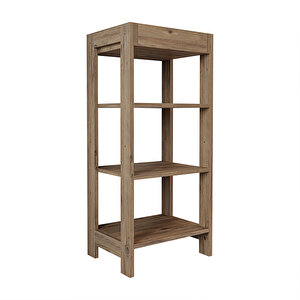 Roomart Moka Suntalam Banyo Rafı Malzeme Dolabı 4 Raflı Çok Amaçlı Dolap Raf 90 Cm