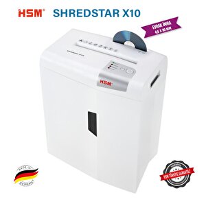 Hsm Shredstar X10 Evrak İmha Makinesi / Kağıt Kırpma Makinesi - Cd İmha Makinesi - Çapraz / Konfeti Kesim-4,5x30 Mm - 20lt