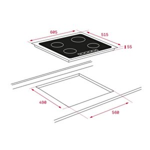 Teka Ankastre Set Siyah (tvt 60 Bk- Hak 629 Bk- It 6450)