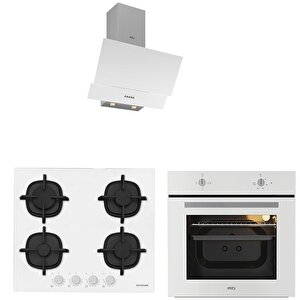 & Silverline Karma Ankastre Cam Set 3480 - Cs5427w01 - Aef6601w04