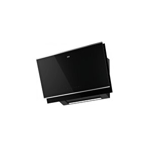 Davlumbaz Fmy 907 Fm Bk/xs Black Glass+inox