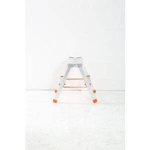 2+2 Çift Çıkışlı Alüminyum Merdiven