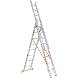 3*3 Metre A Tipi Sürgülü Alüminyum Merdiven