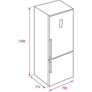 Teka Rbf 78720 Ss Solo Kombi Nofrost Buzdolabı 510 Lt Inox 70 Cm 113400002