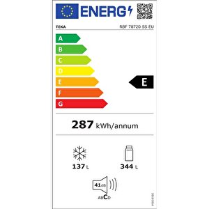 Teka Rbf 78720 Ss Solo Kombi Nofrost Buzdolabı 510 Lt Inox 70 Cm 113400002