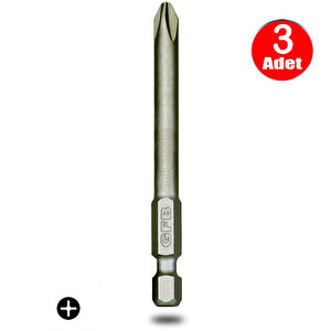 Gfb Bits Yıldız Uç Vidalama Matkap Ucu Ph2 X 100mm - 3 Adet