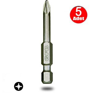 Gfb Bits Yıldız Uç Vidalama Matkap Ucu Pz1 X 50mm - 5 Adet