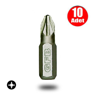 Gfb Bits Yıldız Uç Vidalama Matkap Ucu Pz2 X 25mm - 10 Adet