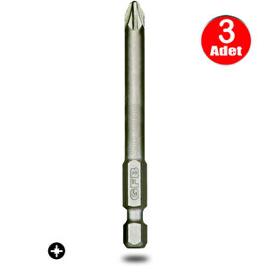 Gfb Bits Yıldız Uç Vidalama Matkap Ucu Pz2 X 100mm - 3 Adet