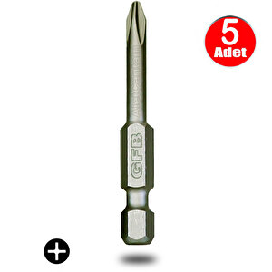 Gfb Bits Yıldız Uç Vidalama Matkap Ucu Ph1 X 50mm - 5 Adet