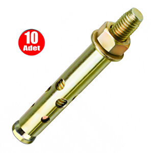 Çelik Dübel Gömlekli 8x75 (10mm) - 10 Adet