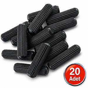 Plastik Kavela 8mm Mobilya Dolap Bağlantı Birleştirme Montaj Aparatı - 20 Adet