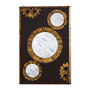Lux Otantik Duvar Aynası 60 Cm Ak.gy0012
