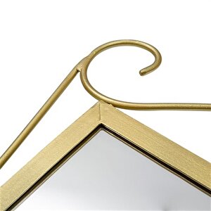 Vitale Ferforje Duvar Aynası Sarı 60 Cm Ak.fe0001