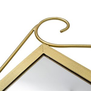 Ferforje Duvar Aynası Sarı 60 Cm Ak.fe0001