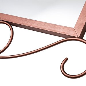 Ferforje Duvar Aynası Rose 60 Cm Ak.fe0003