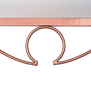 Vitale Ferforje Duvar Aynası Rose 60 Cm Ak.fe0003