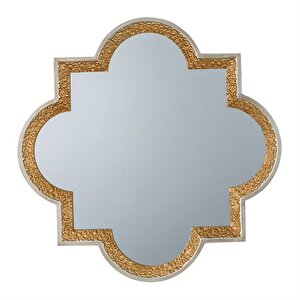 Agra Asimetrik Duvar Aynası 60 Cm Ak.eu0085
