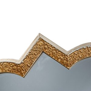 Agra Asimetrik Duvar Aynası 60 Cm Ak.eu0085
