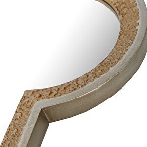 Agra Asimetrik Duvar Aynası 60 Cm Ak.eu0085