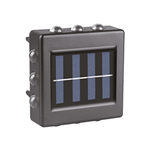Panther Çim Ayaklı Solar Led Duvar Aplik / 20 Smd Led - Beyaz Işık