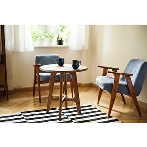 Breva, Ahşap Orta Sehpa, Coffe Table, 60x60, Ceviz Renk, Cpt4744-60 Ceviz