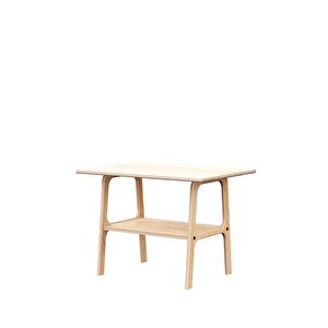 Voile, Ahşap Orta Sehpa, Coffee Table, 70x50 Natural Renk, Cpt4741-70 Natural