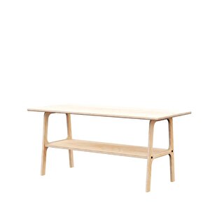 Puerta, Ahşap Orta Sehpa, Coffe Table, 100x50, Ceviz Renk, Cpt4743-100