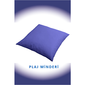 Plaj Ve Yer Minderi 70cmx70cm Koyu Mavi