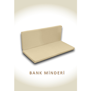 Arkalıklı Bank Minderi 110x50x5cm Krem