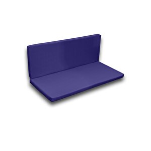 Arkalıklı Bank Minderi 110x50x5cm Koyu Lacivert