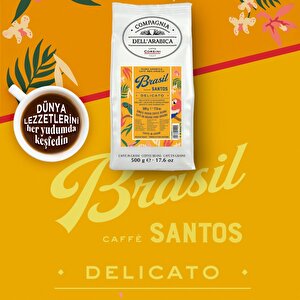 Brezilya Santos %100 Arabica Çekirdek Kahve 250gr